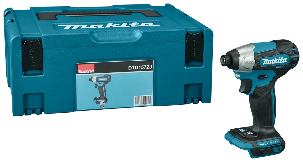 Makita DTD157ZJ Schlagschrauber 18V ohne Akkus und Ladegerät in Mbox