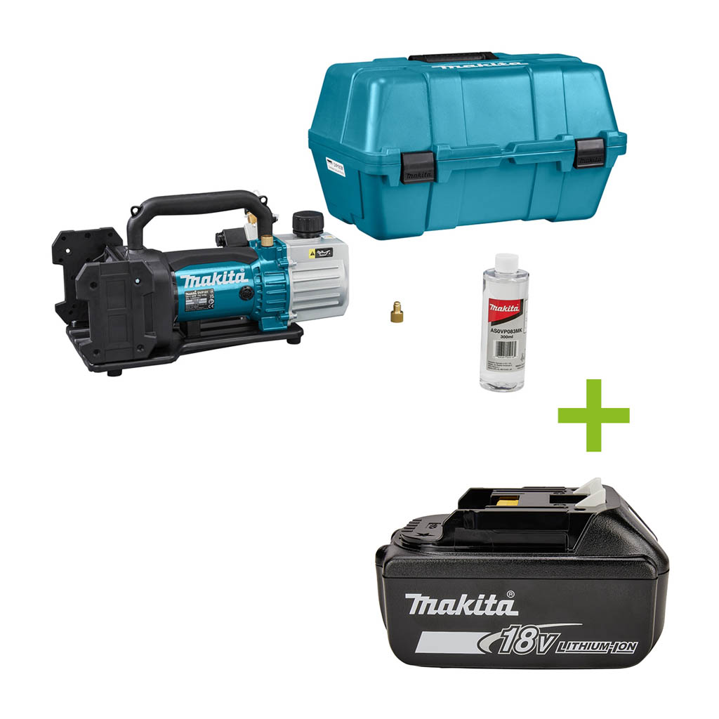 Makita DVP181ZK Vakuumpumpe 18 V ohne Batterien und Ladegerät