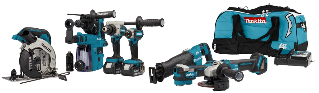 Makita DLX7020TX1 Akku Spezial Set 7 Maschinen 18V 2 x 5.0Ah Li-Ion