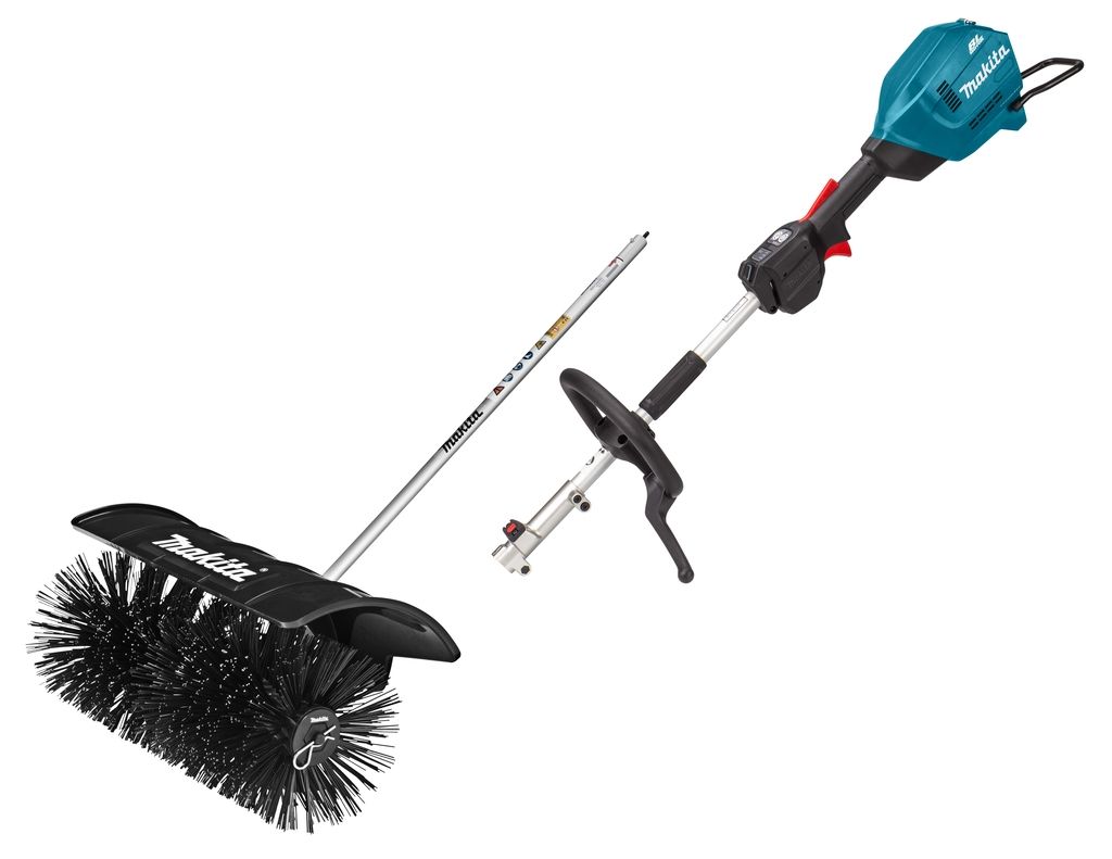 Makita UX01GZ09 Accu Combi System D-Griff 40V Max ohne Batterien und Ladegerät + Rundbürstenaufsatz