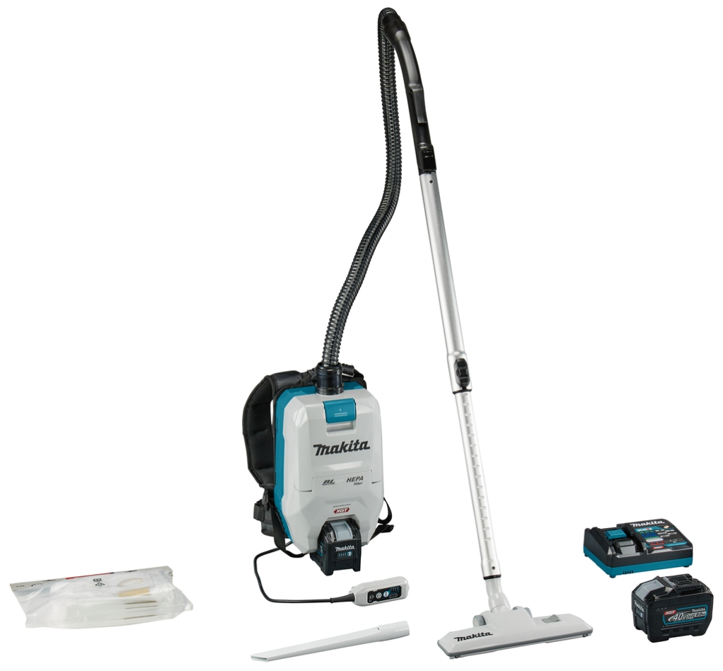 Makita VC008GL201 Rückensauger für die Reinigung 40V Max 8.0Ah Li-Ion