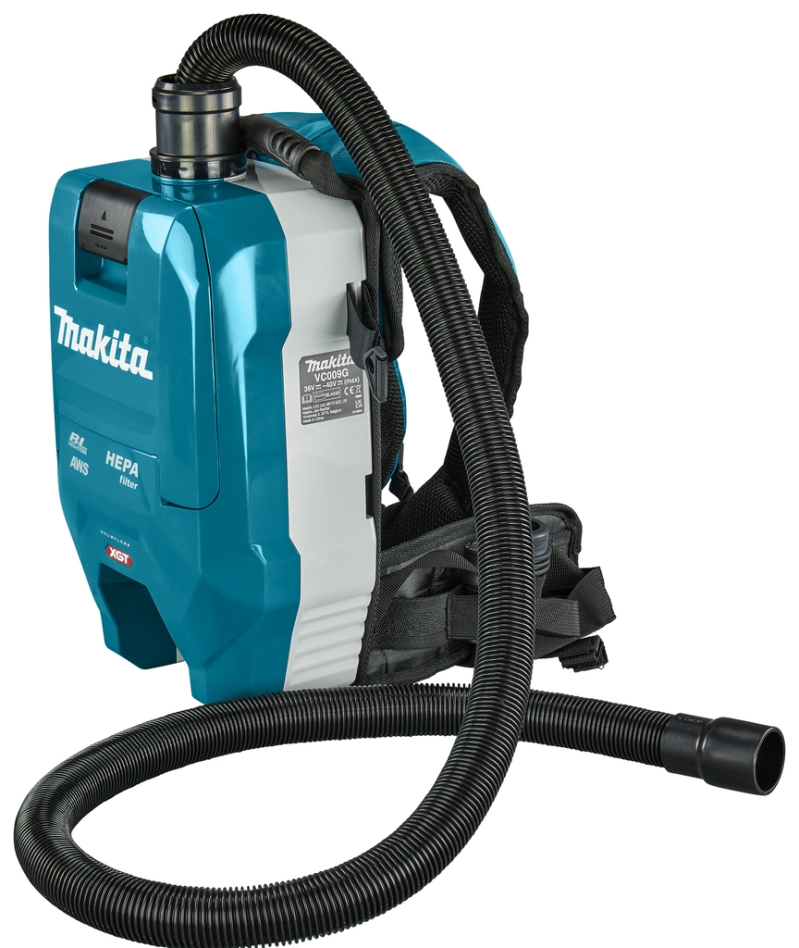 Makita VC009GZ01 Rückenstaubsauger 40V Max ohne Batterien und Ladegerät