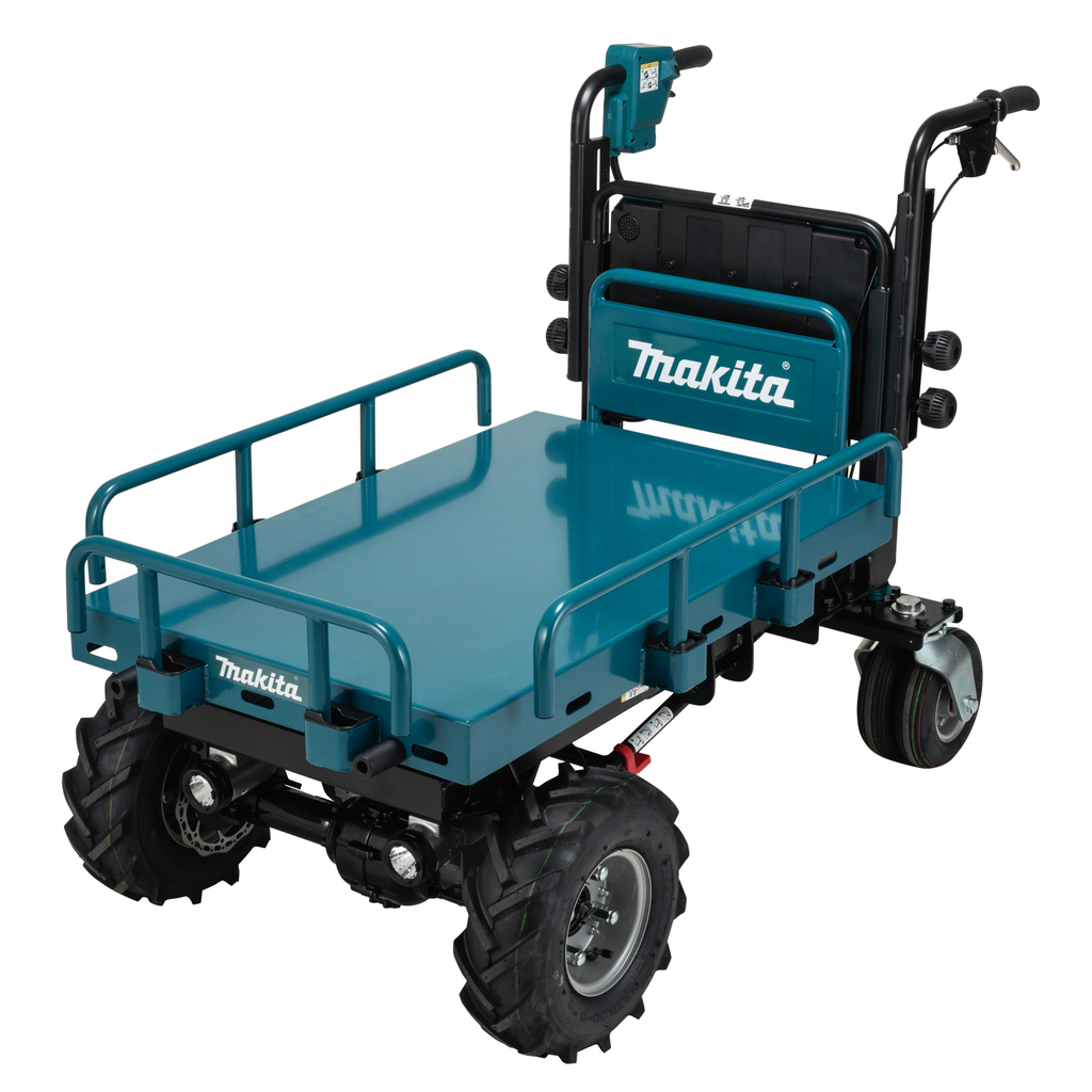 Makita DCU601Z 2 x 18V Akku-Transporter mit Scherenhubwagen ohne Akkus und Ladegerät