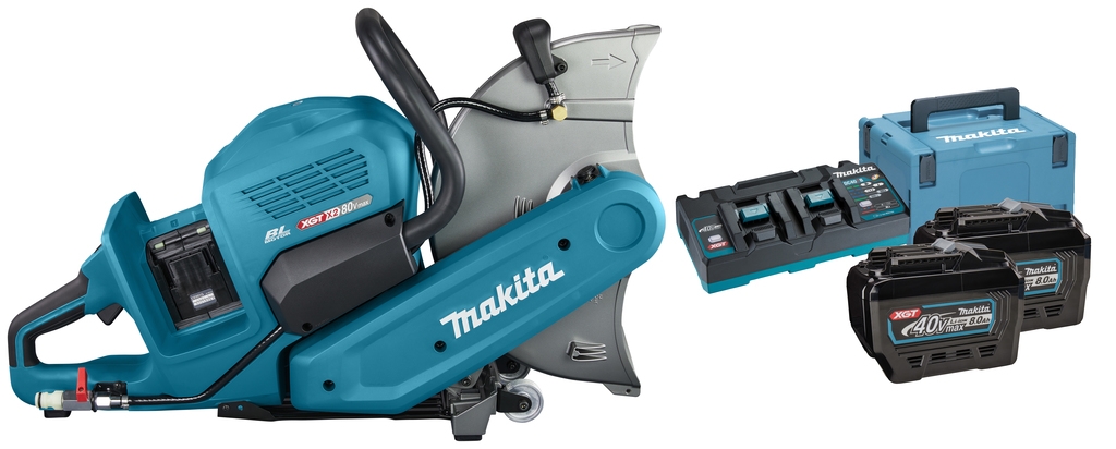 Makita CE001GL204 XGT 2x40 V Max Cutter 355 mm