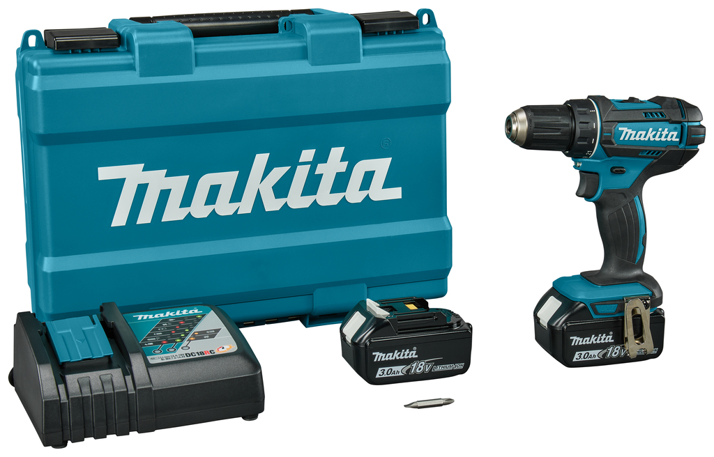 Makita DDF482RFE Akku-Bohrschrauber 18V 3.0AH Li-Ion
