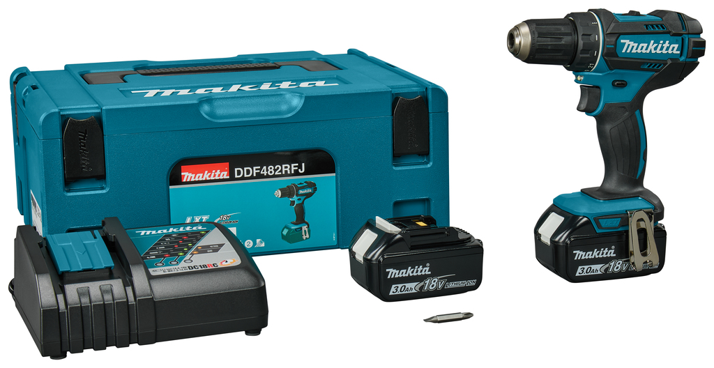Makita DDF482RFJ Akku Bohrschrauber 18 Volt 3.0 Ah Li-ion