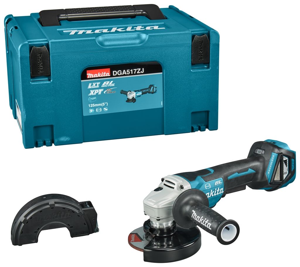 Makita DGA517ZJ Winkelschleifer 125 mm 18 Volt ohne Akku oder Ladegerät