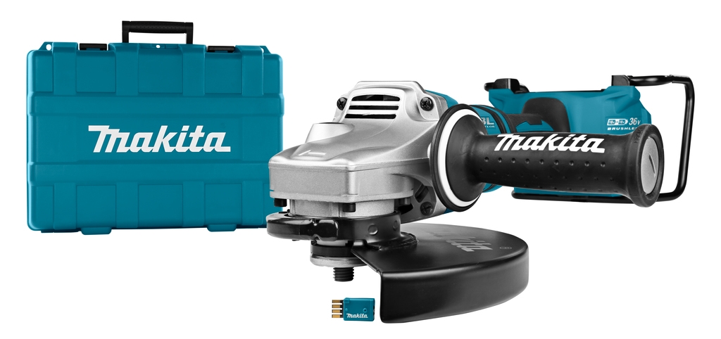 Makita DGA901ZKU1 Akku Winkelschleifer 230 mm AWS 2 x 18V Volt Ohne Akku und Ladegerät