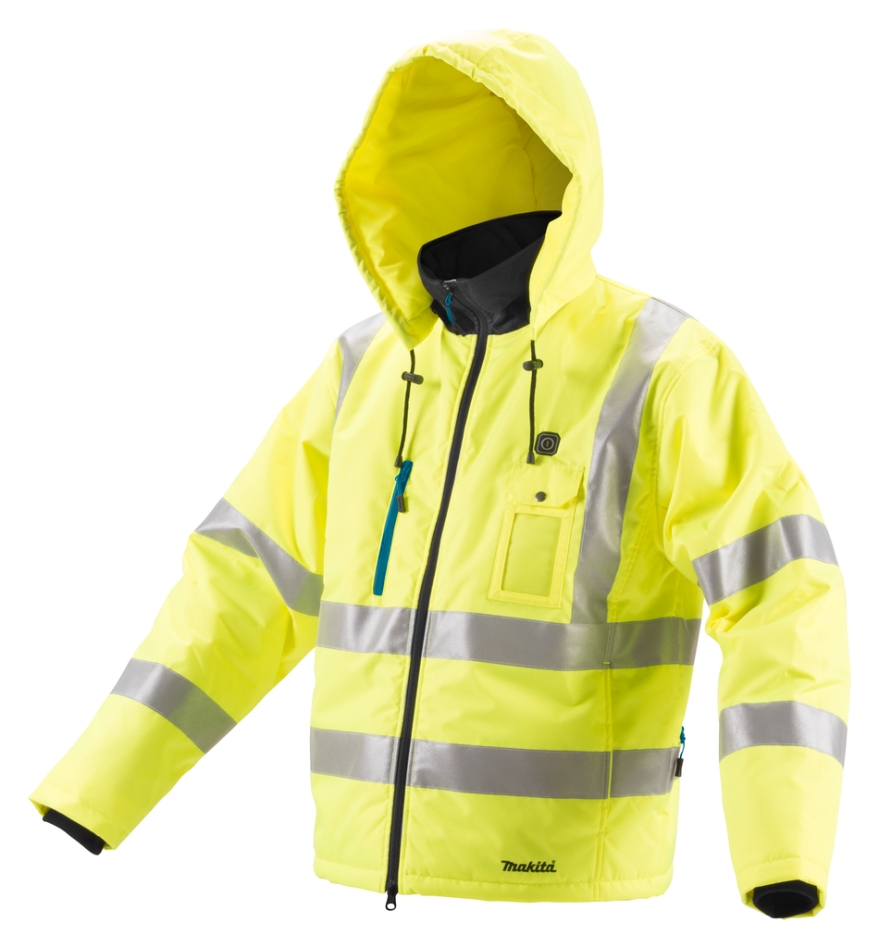 Makita DCJ206Z2XL Beheizte Sicherheitsjacke 2XL 14,4-18 V ohne Akku und Ladegerät