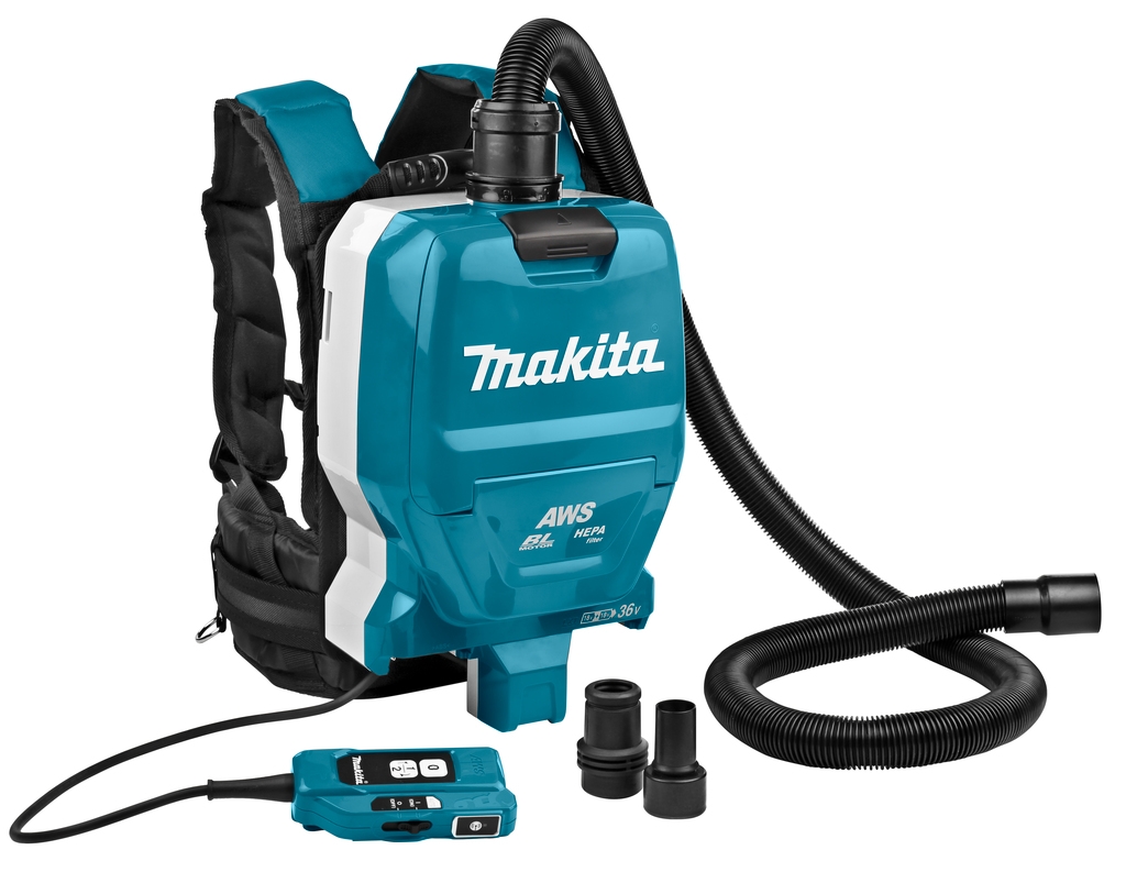Makita DVC265ZXU Rückentragbarer Staubsauger 2 x 18 Volt Ohne akku und Ladegerät