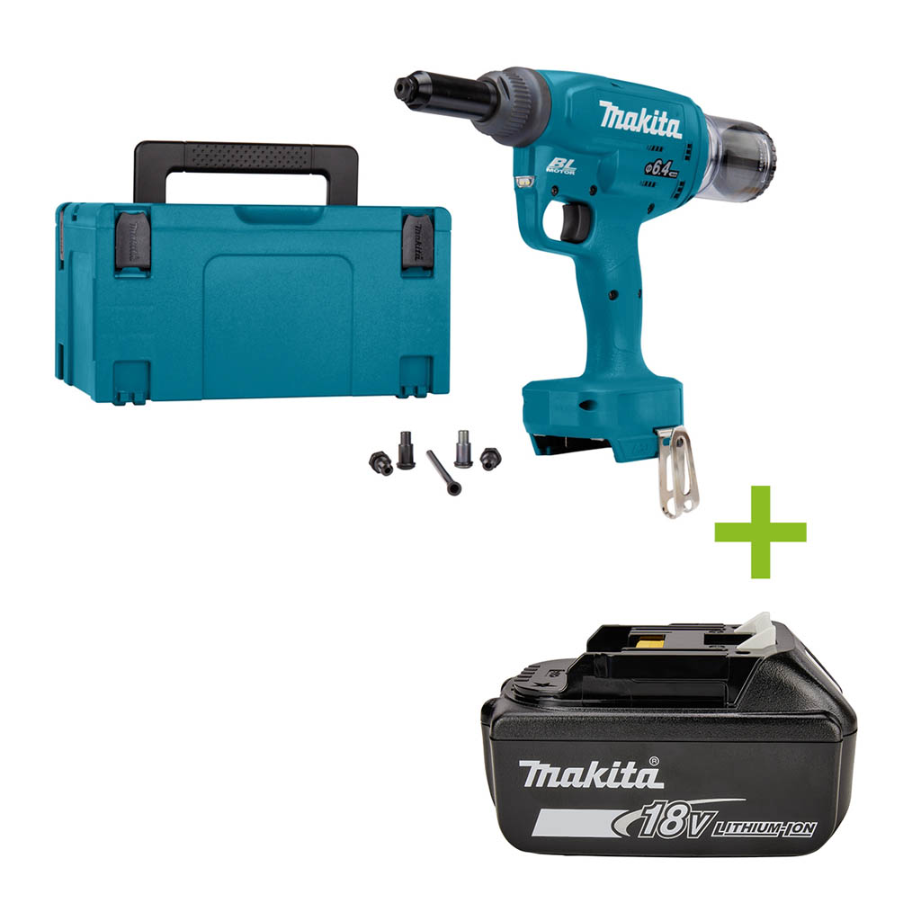 Makita DRV250ZJ Akku-Nietzange 18 Volt Ohne Akku und Ladegerät