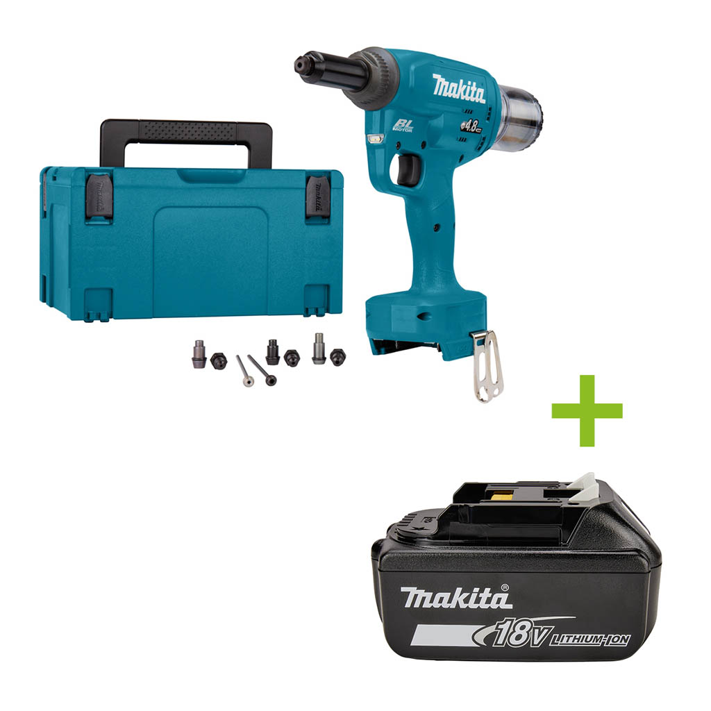 Makita DRV150ZJ Akku-Nietzange 18 Volt Ohne Akku und Ladegerät