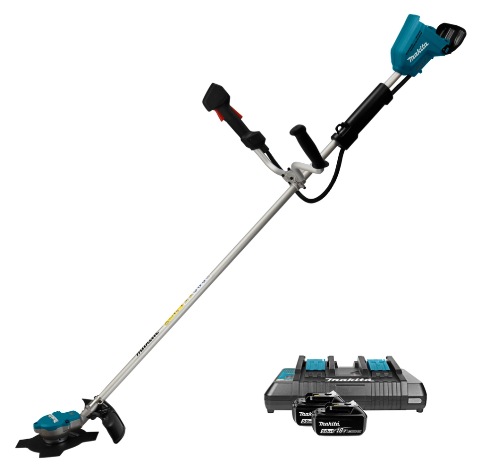 Makita DUR368APT2 Akku-Trimmer U-Grip 2 x 18 Volt 5.0Ah Li-Ion
