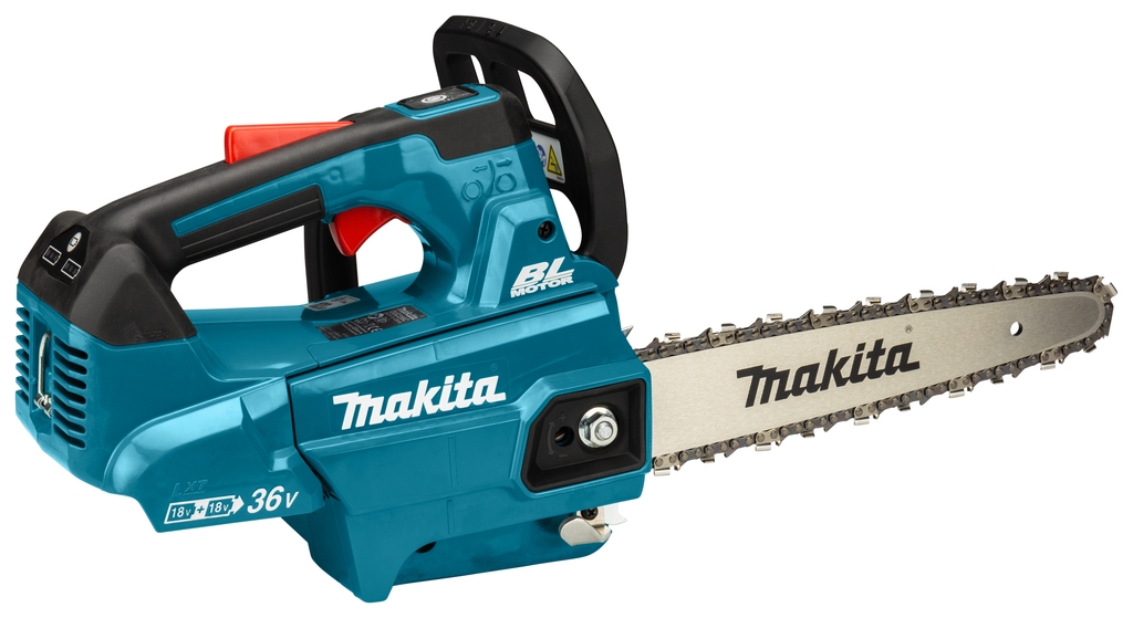 Makita DUC256CZ 2 x 18 Volt Tophandle Carving Akku Kettensäge 25 cm Ohne Akku oder Ladegerät