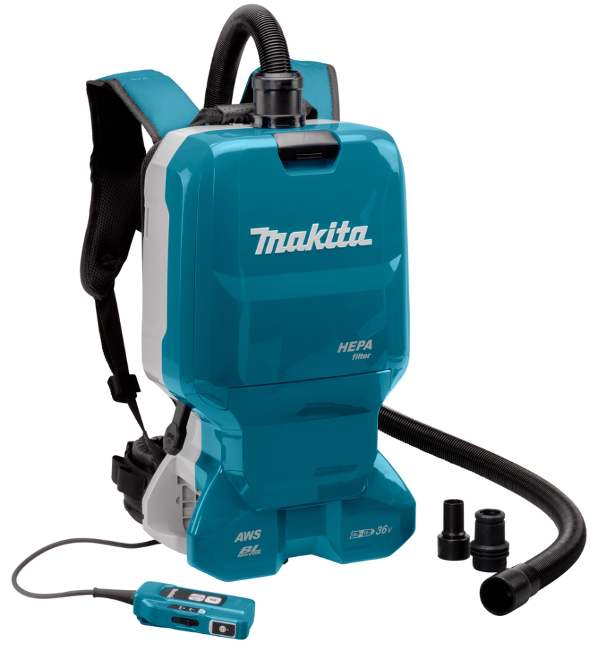 Makita DVC665ZU Rückentragbarer Staubsauger  18 Volt Ohne Akku oder Ladegerät