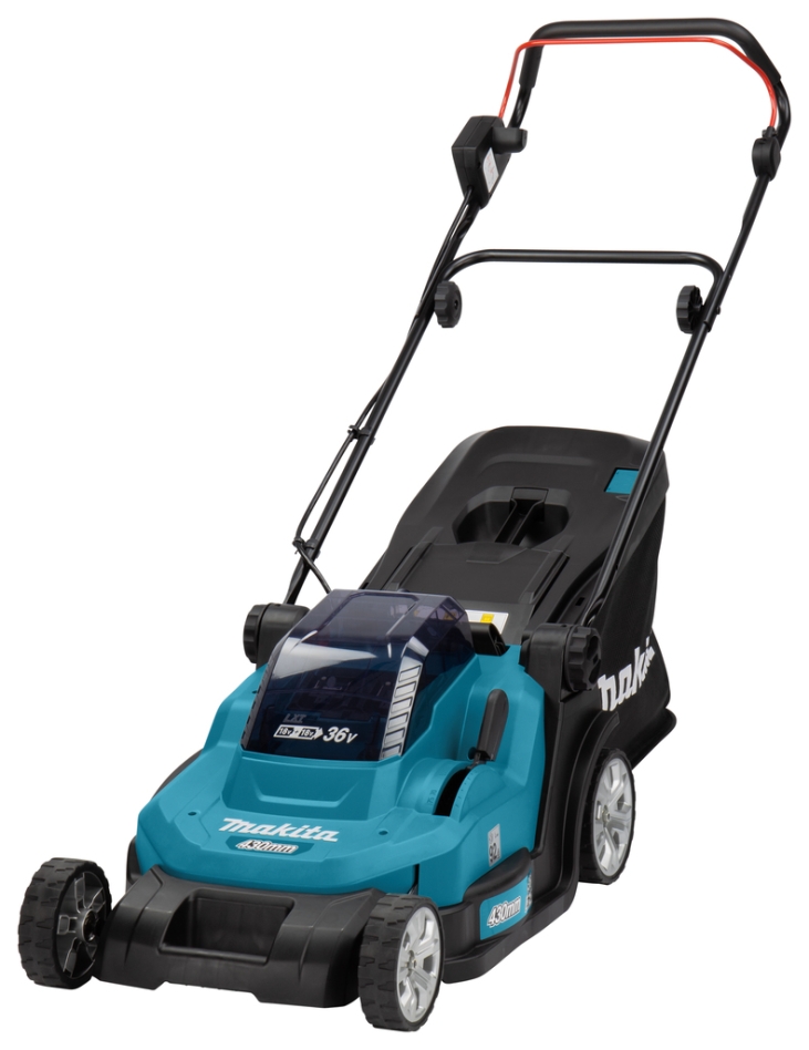 Makita DLM432Z Akku-Rasenmäher 43 cm 2 x 18 Volt Exkl. Akkus und Ladegerät