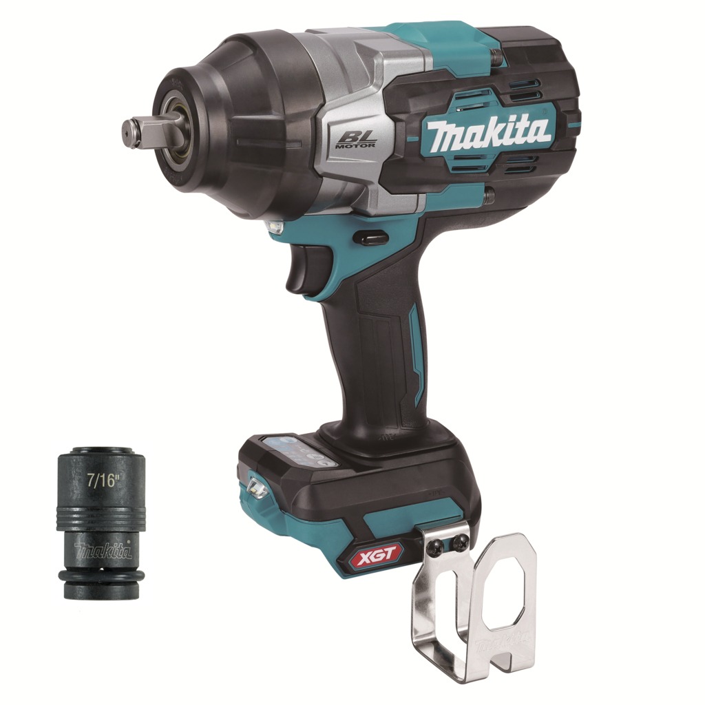 Makita TW002GZ02 XGT 40V Max Akku-Schlagschrauber 1/2" exkl. Akku und Ladeger&auml;t im Karton mit 7/16"-Adapter