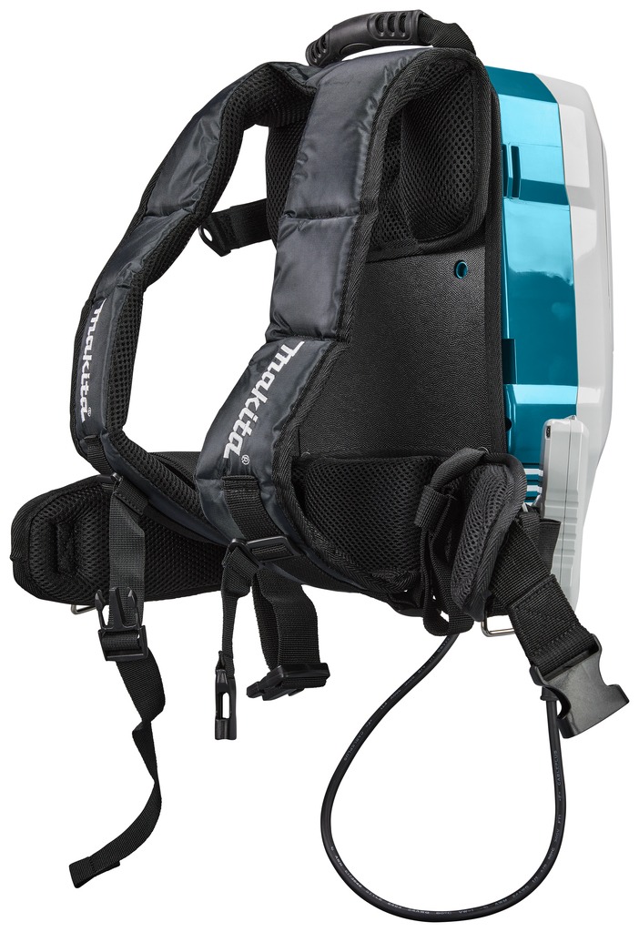 Makita VC008GU201 XGT 40 V Max Akku-R&uuml;ckw&auml;rtssauger 36V 180mbar 2400l/min inkl. 2x4Ah und Schnellladeger&auml;t im Karton