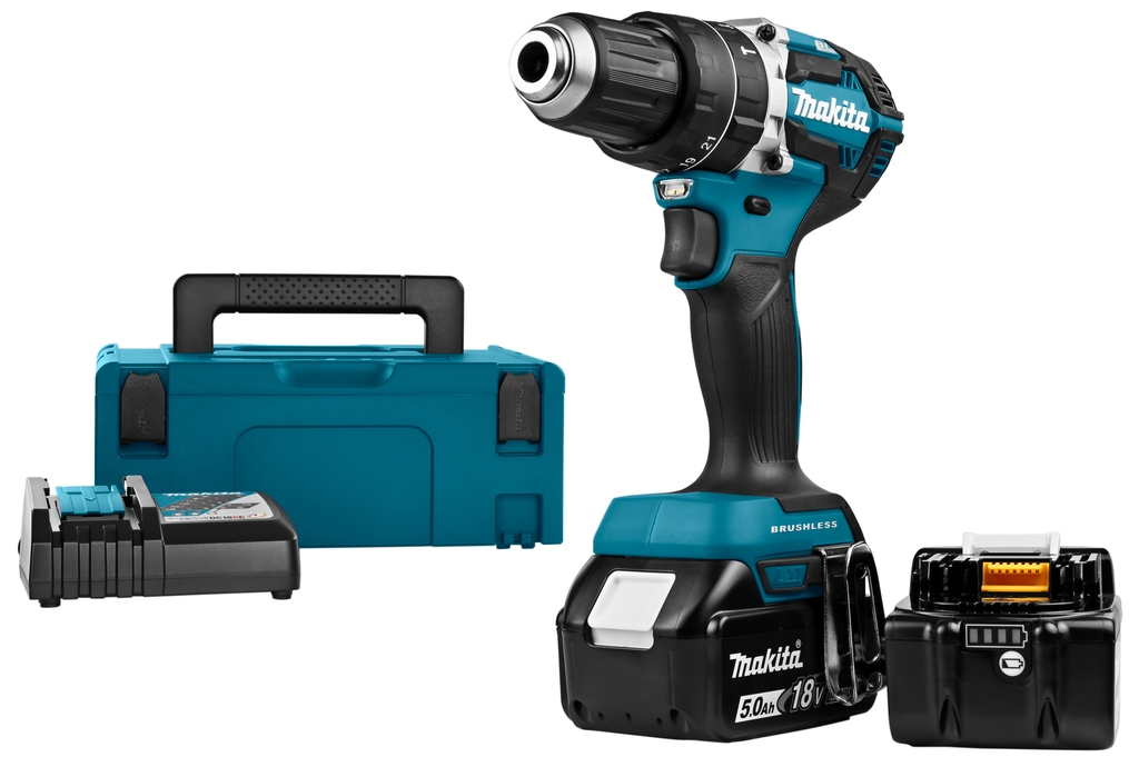 Makita DHP484RTN Akku-Bohrhammer 18V 6.0 AH Li-Ion