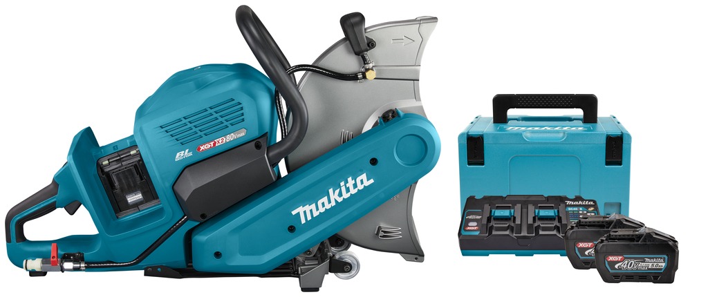 Makita CE001GT202X 355 mm Trennschleifer 2 x 40V Max 5.0Ah Li-Ion