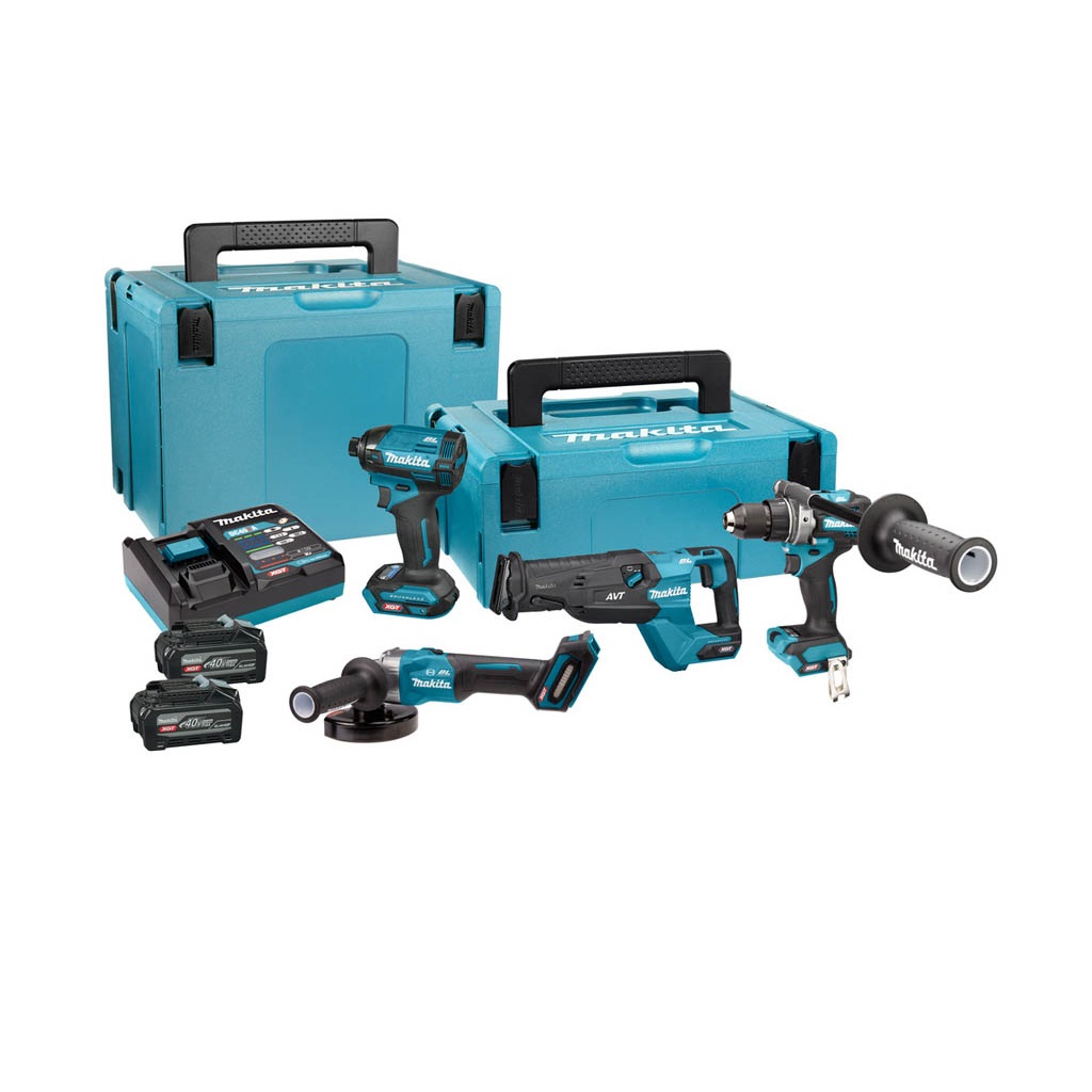 Makita DK401NX Combiset - 4 Maschinen 40V max 4.0Ah Li-Ion in MBox