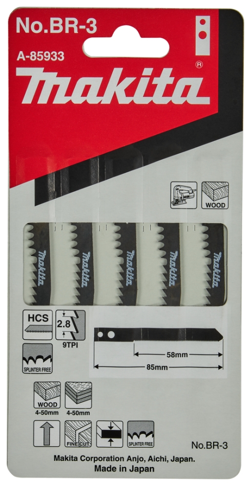 Makita Zubehör A-85933 Stichsägeblatt BR-3
