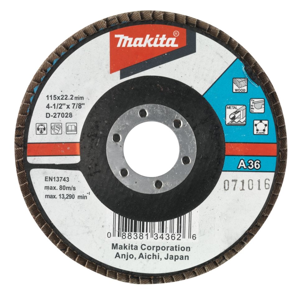 Makita Zubehör D-27028 Fächerscheibe 115 K36 Pro 1 Stück