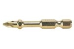 Makita Zubehör B-28298 XTT Schlagschrauberbit Form E Pozidriv 3 50 mm Pro 2 Stück