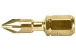 Makita Zubehör B-28444 XTT Schlagschrauberbit Form C Pozidriv 1 25 mm Pro 2 Stück
