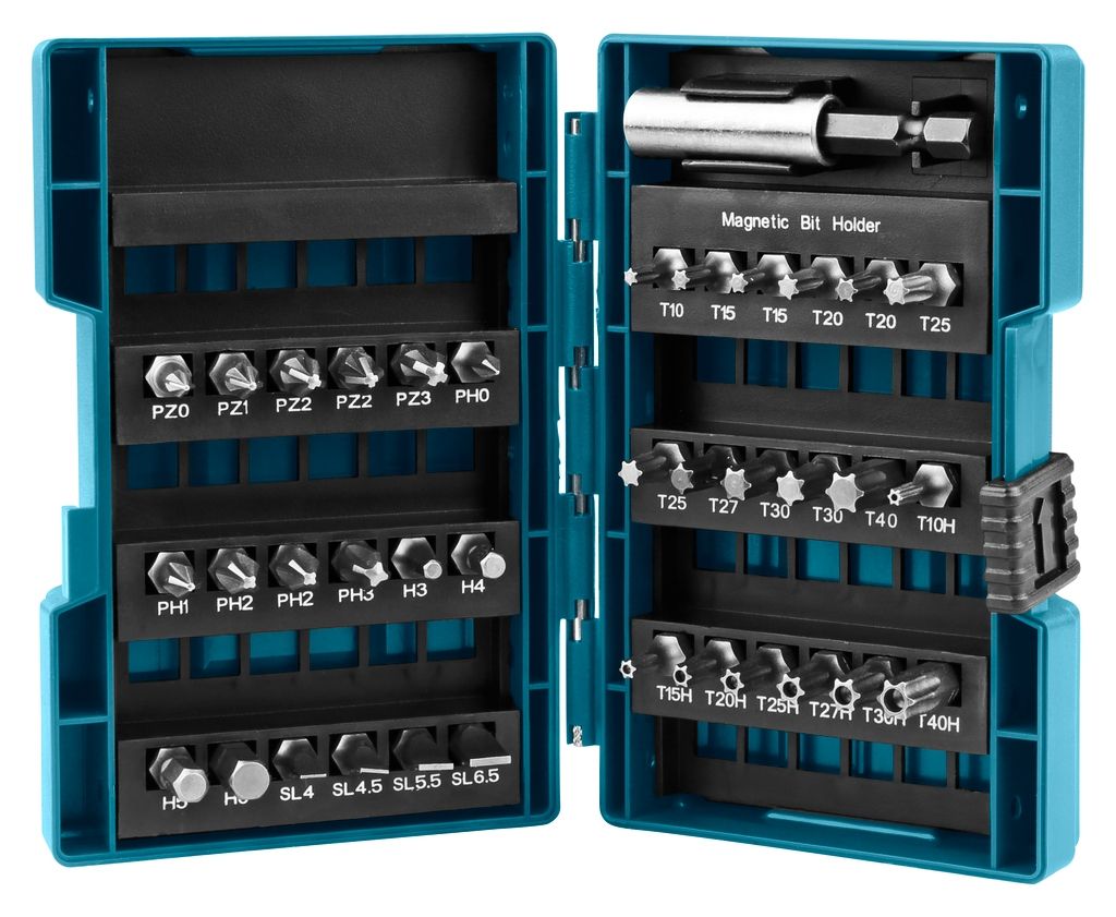 Makita Zubehör B-28606 Schraubenbitsatz 37 Stück