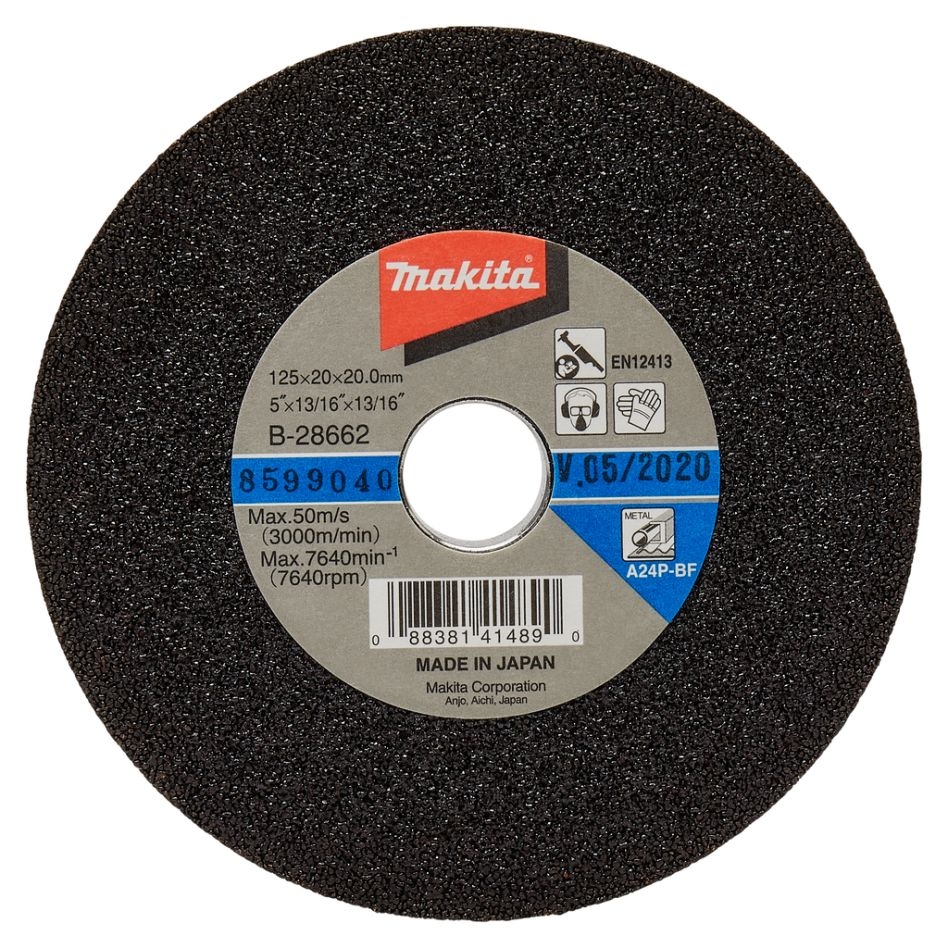 Makita Zubehör B-28662 Schleifstein K24 125x20x20