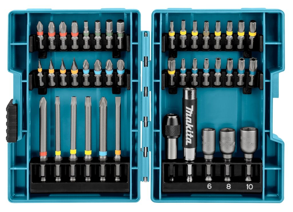 Makita Zubehör B-55697 43-teiliger Bit-Set im MakPac