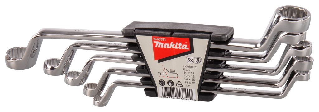 Makita Zubehör B-65551 Ringschlüssel Set 5tlg.