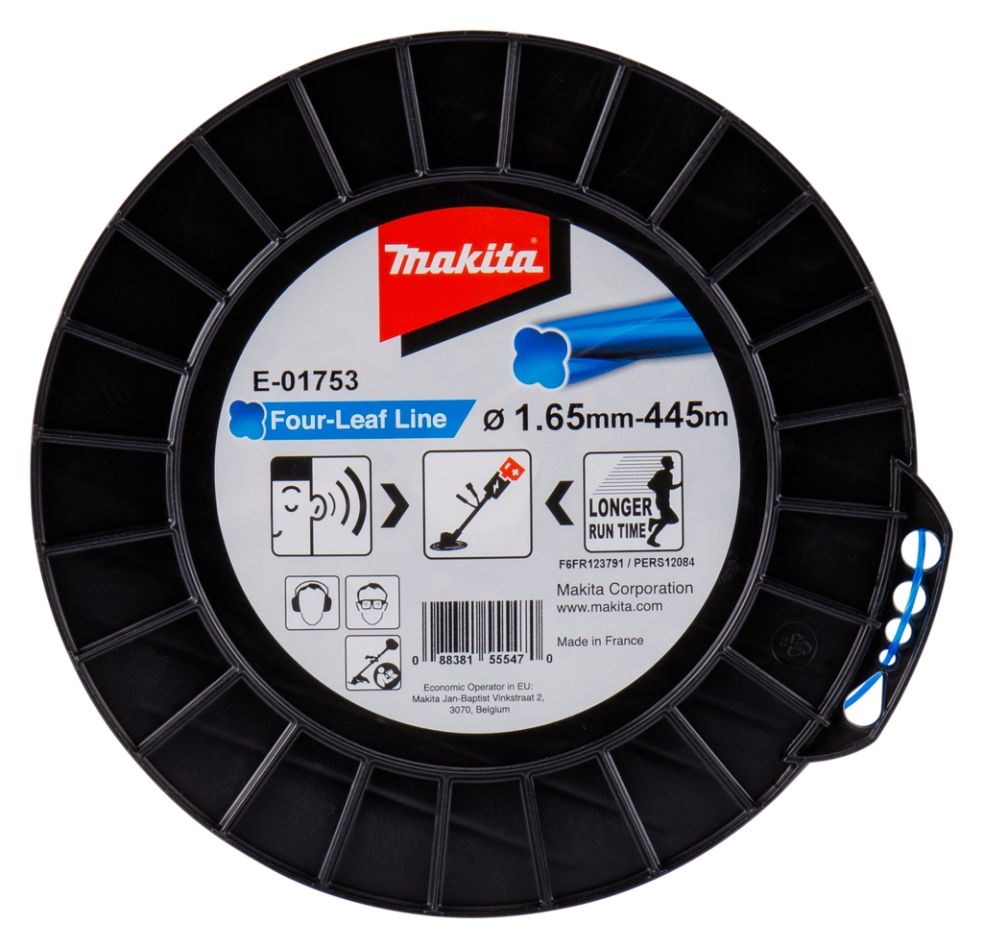 Makita Zubehör E-01753 Mähfaden Four Leaf 1,65 mm x 445 m