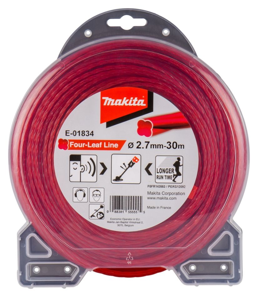 Makita Zubehör E-01834 Schneiddraht 2,7 x 30 mtr rot