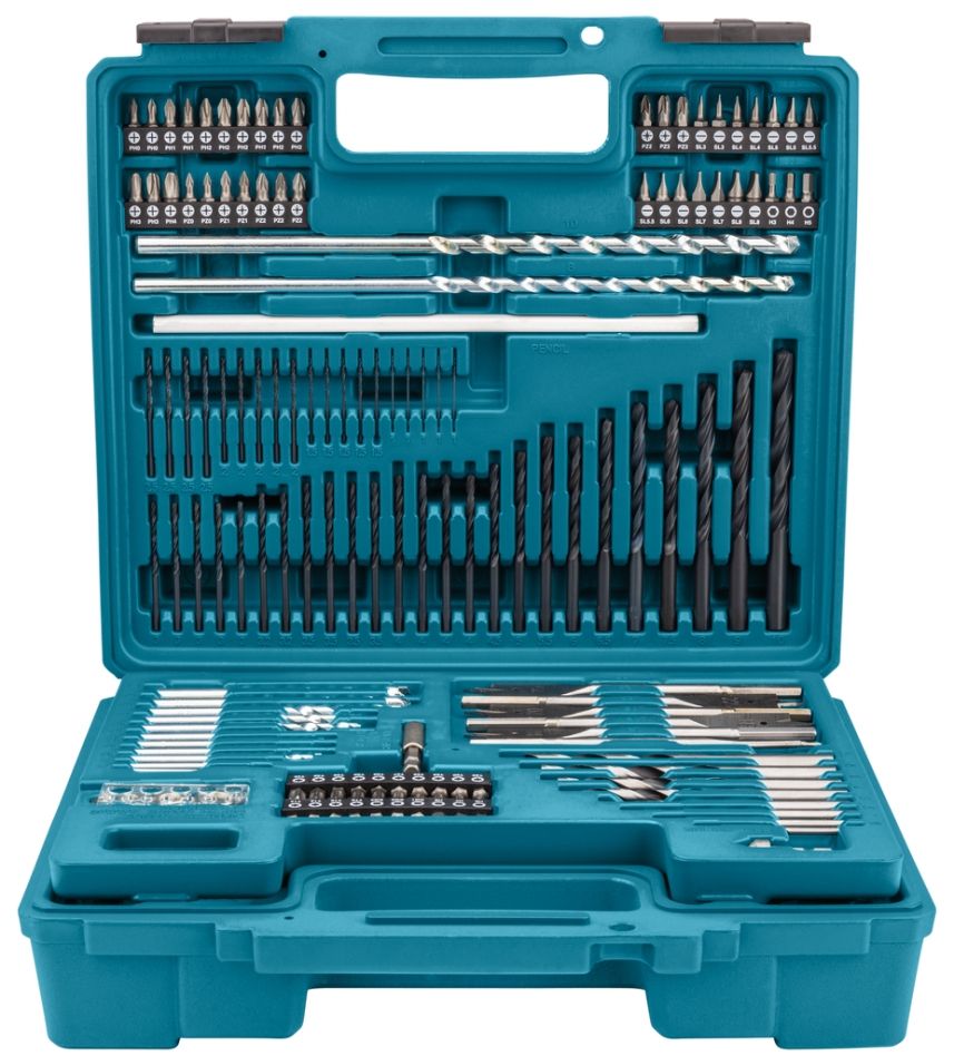 Makita Zubehör E-06270 Bohrer-/Bit-Set 212-teilig