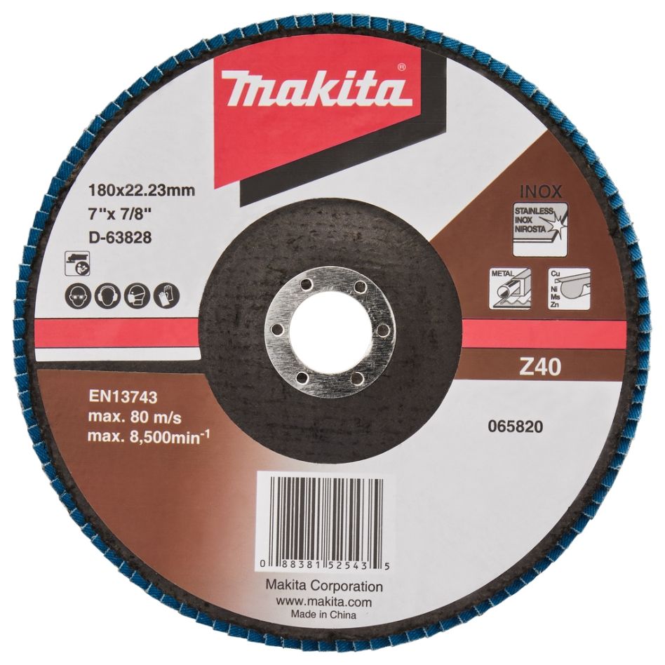 Makita Zubehör D-63828-10 Fächerscheibe 180mm Z40