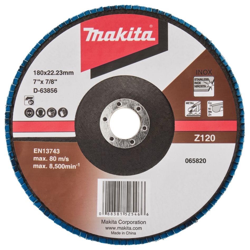 Makita Zubehör D-63856-10 Fächerscheibe 180mm Z120
