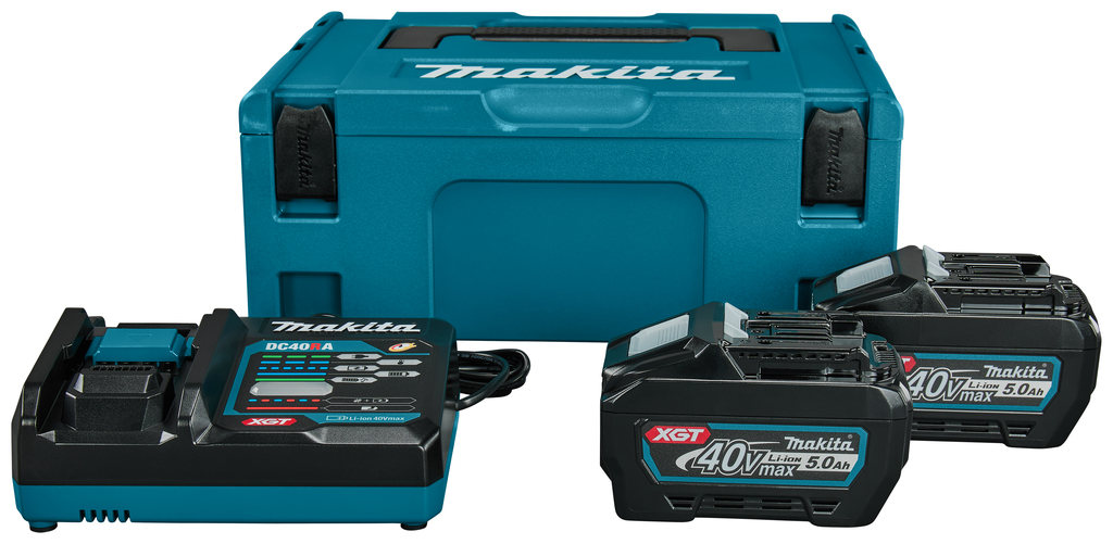Makita Zubehör 191V35-5 XGT-Starterpaket DC40RA / 2x BL4050F
