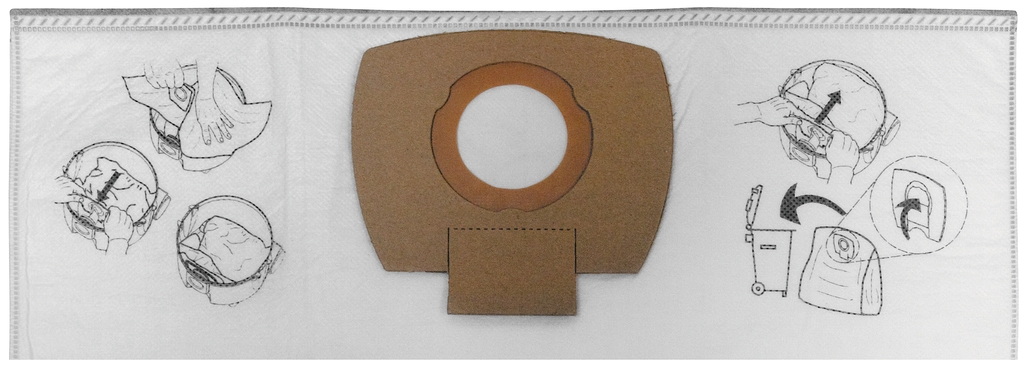 Makita Zubehör P-72899 Filtersack Papier VC3011L/2512 5 Stk.