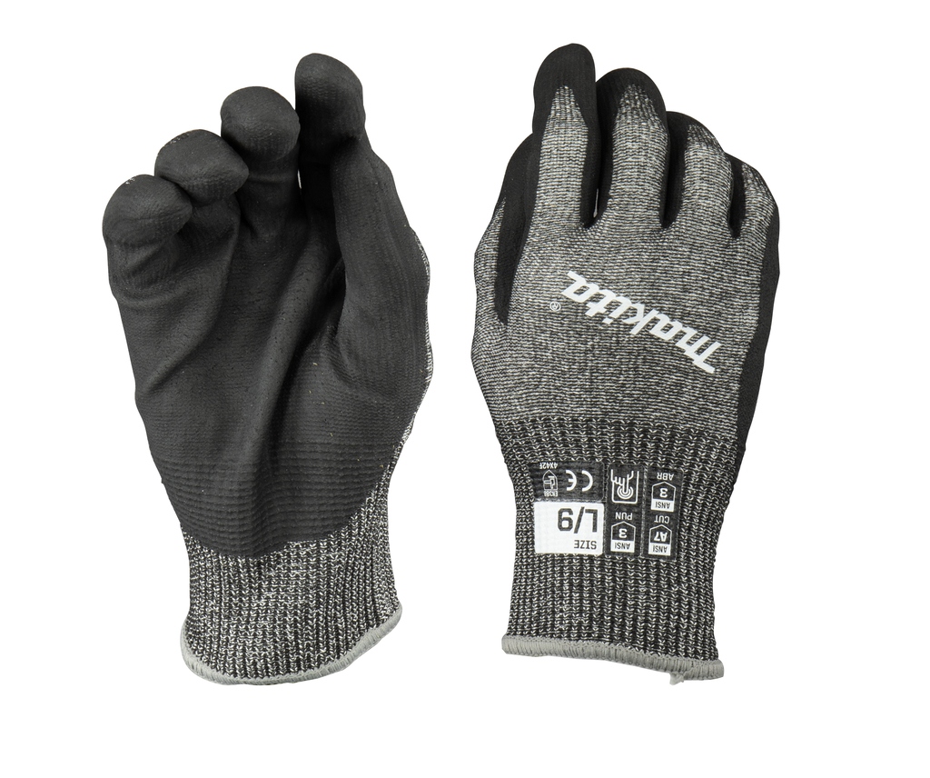Makita Zubehör P-84729 Arbeitshandschuh hoher Schnittschutz Größe L