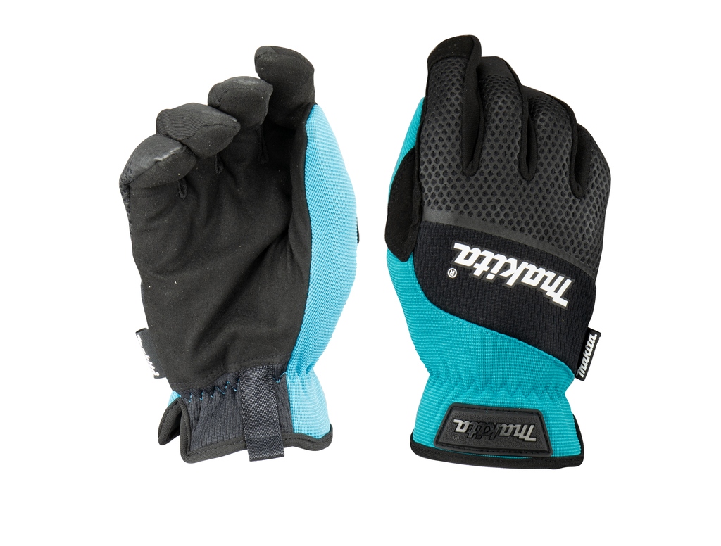 Makita Zubehör P-84660 Arbeitshandschuhe mit offener Stulpe Größe L