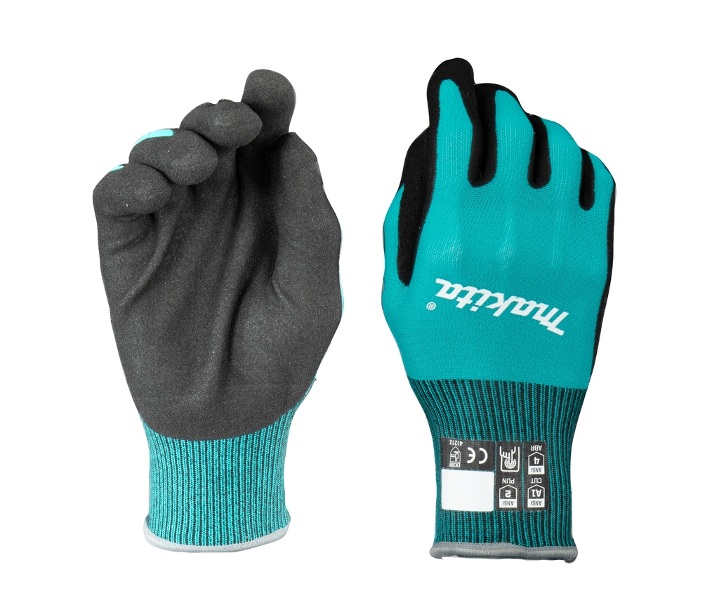 Makita Zubehör P-84698 Arbeitshandschuh mit hoher Abriebfestigkeit Größe L