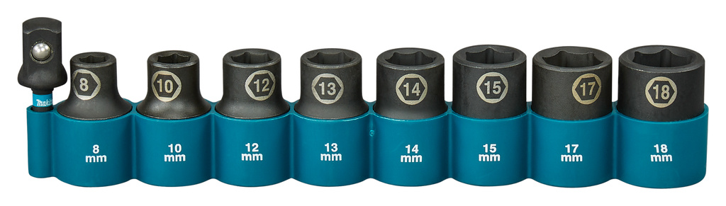 Makita Zubehör E-16645 Steckschlüsselsatz 9-teilig 1/2"