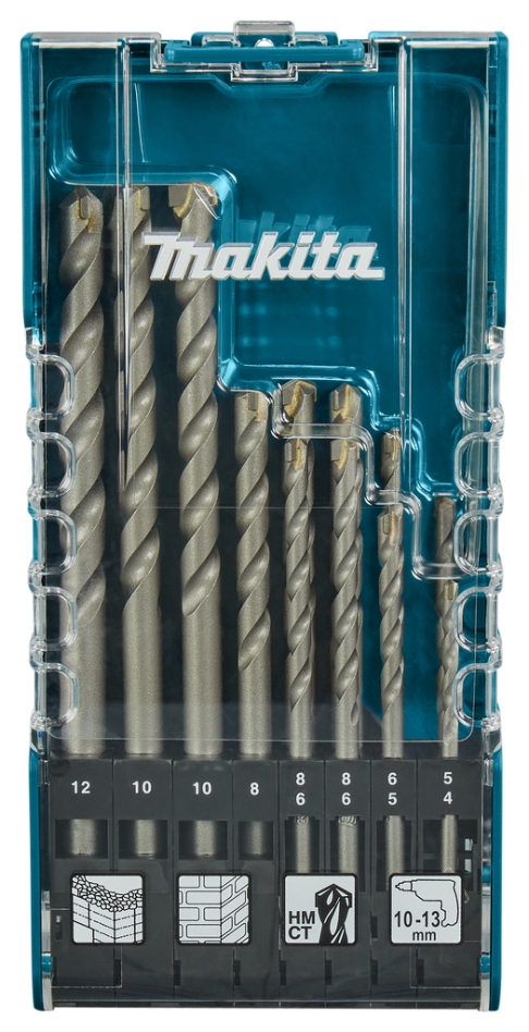 Makita Zubehör D-77126 Steinbohrer-Set 12-teilig