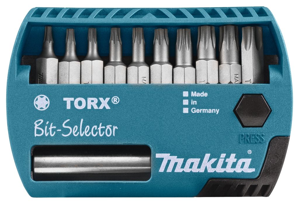 Makita Zubehör P-53768 BIT-SET 1/4" 11-TL. TORX