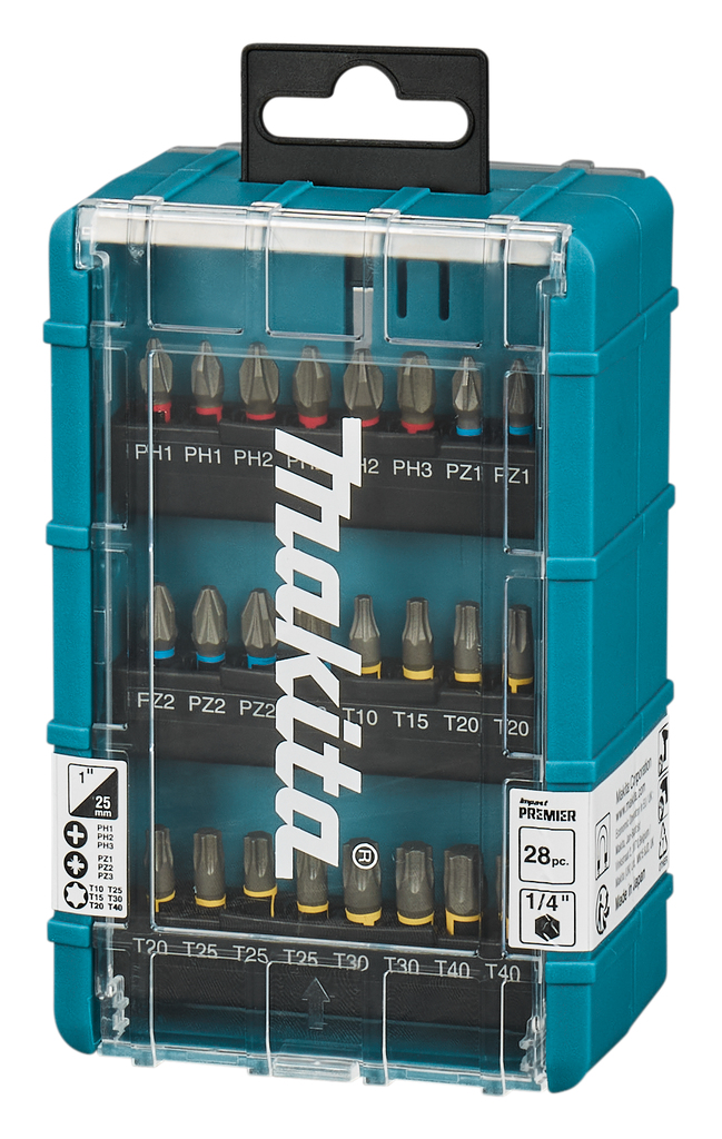 Makita Zubehör E-25068 Schlagschrauber-Bit-Satz 28-teilig
