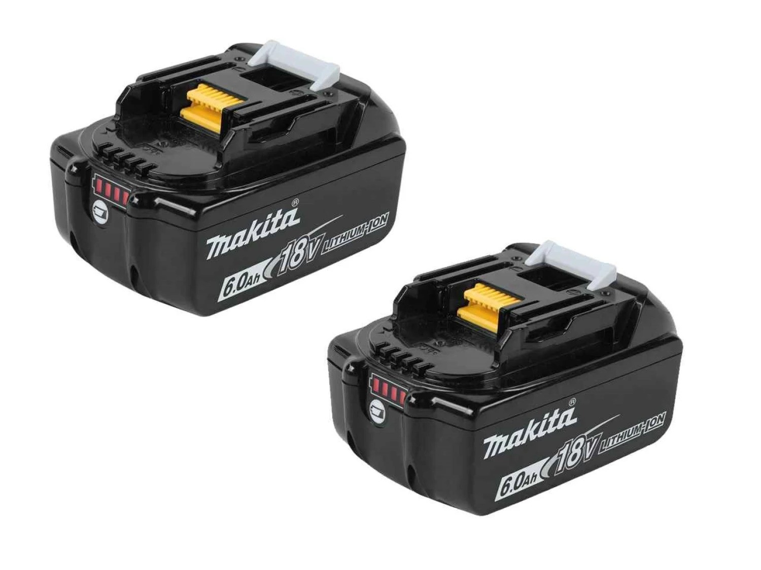 Makita Zubehör BL1860BDUO 2 x Akku 18 Volt 6.0 AH Li-Ion