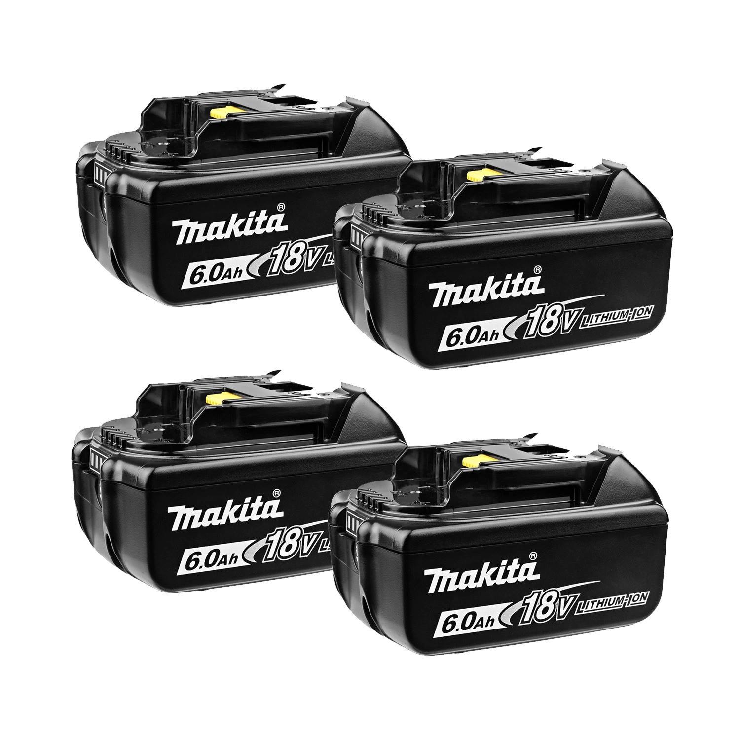 Makita Zubehör BL1860BQUARTET 4 x Akku 18 Volt 6.0 AH Li-Ion