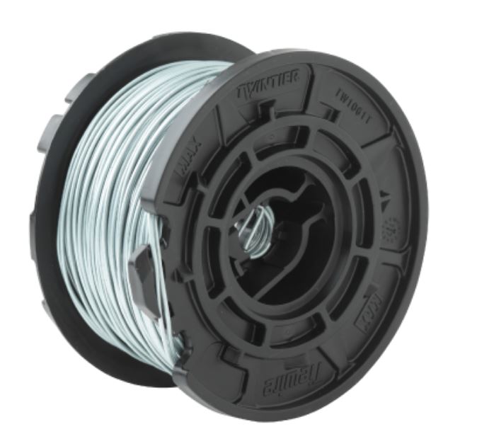 Max Zubehör DTW90531  Bindedraht 2 x 30 m x 1,0 mm 30 Rollen Verzinkt